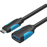 Pārejas savienojums USB (F) - USB Type-C, 0.1m, Vention VAS-A51-B010