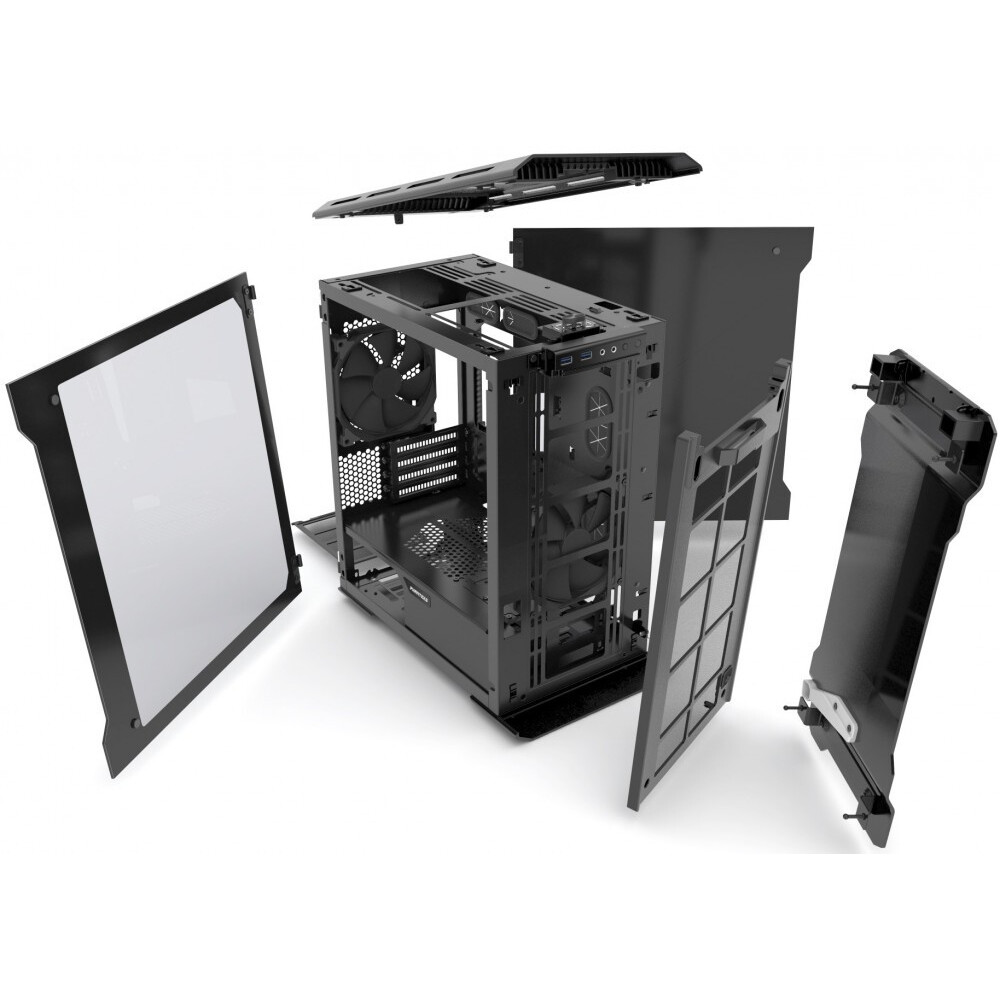 Boîtier Phanteks Enthoo Evolv mATX Tempered Glass Satin Black - PH-ES314ETG_BK - photo 11