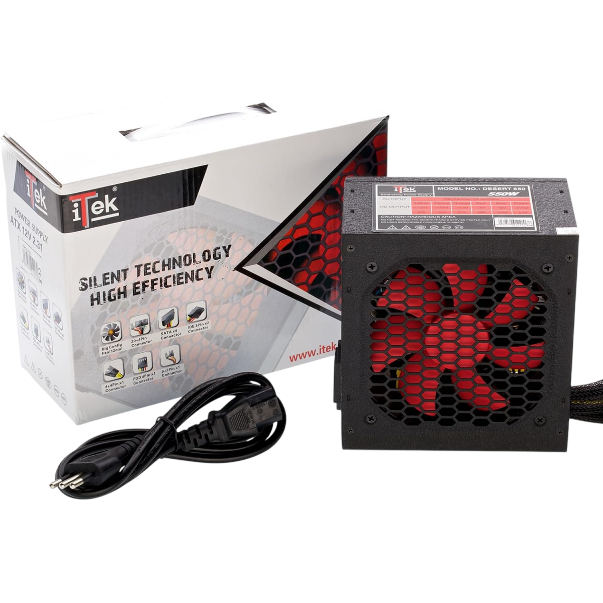 Alimentation électrique 550W iTek DESERT (ITPSD550) - photo 3