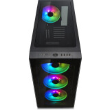 Datoru korpuss Fractal Design Define S2 Vision RGB TG Blackout (FD-CA-DEF-S2V-RGB-BKO-TGD)