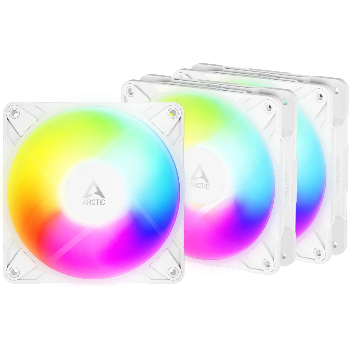 Case fan Arctic P12 Pro Reverse A-RGB White (3 pcs) - ACFAN00334A