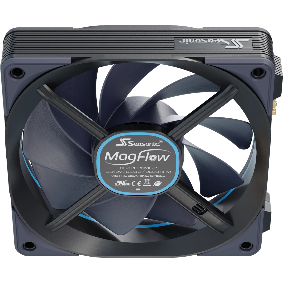 Вентилятор для корпуса Seasonic MagFlow 120 mm - MAGFLOW-1 - photo 5