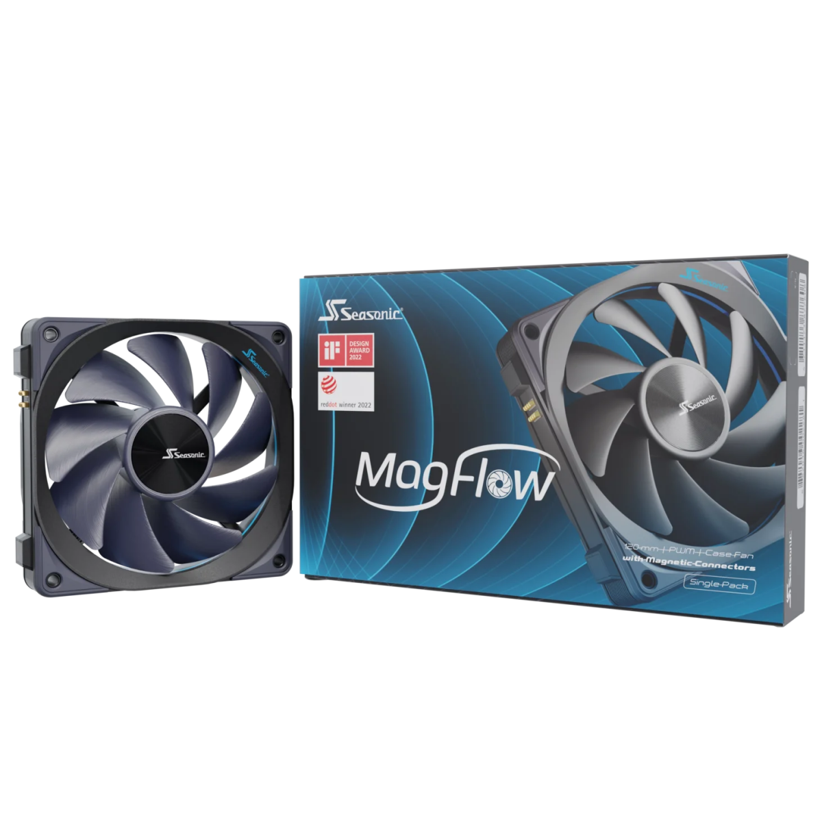 Вентилятор для корпуса Seasonic MagFlow 120 mm - MAGFLOW-1 - photo 10