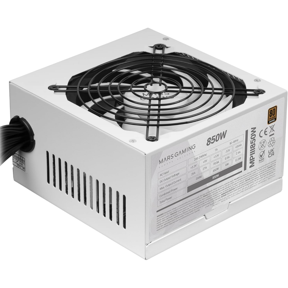 Alimentation électrique 850W Mars Gaming MPIII850W - photo 2