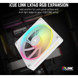 Ventilateur pour le boîtier Corsair iCUE LINK LX140 RGB White (CO-9051032-WW)