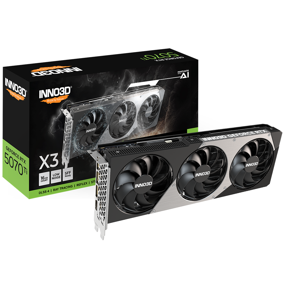 Graphics Card NVIDIA GeForce RTX 5070 Ti INNO3D X3 16GB (N507T3-16D7-176068N) - photo 3