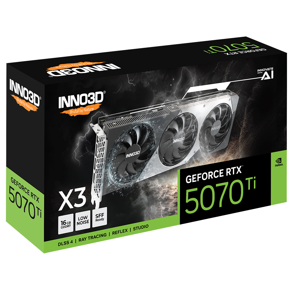 Graphics Card NVIDIA GeForce RTX 5070 Ti INNO3D X3 16GB (N507T3-16D7-176068N) - photo 4