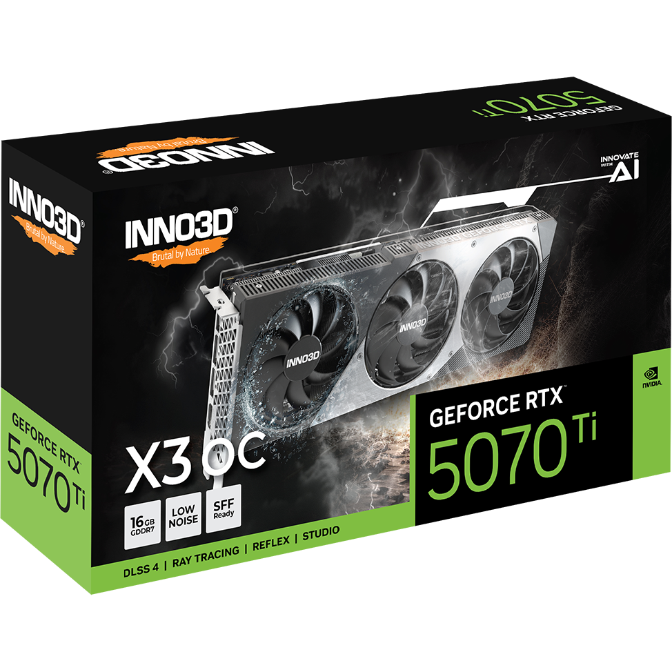 Graphics Card NVIDIA GeForce RTX 5070 Ti INNO3D X3 OC 16GB (N507T3-16D7X-176068N) - photo 4