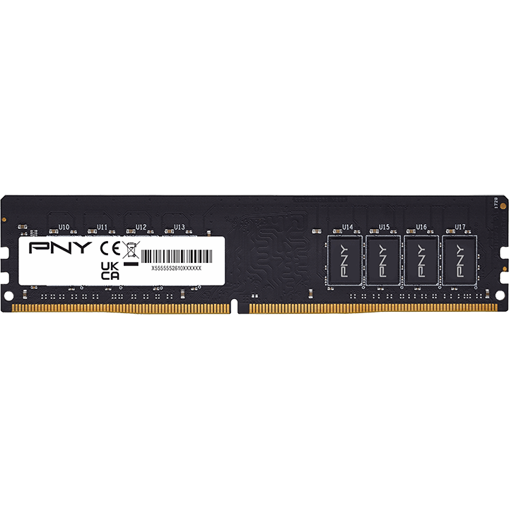 Mémoire vive 16GB DDR4 3200MHz PNY Performance (MD16GSD43200-SB)