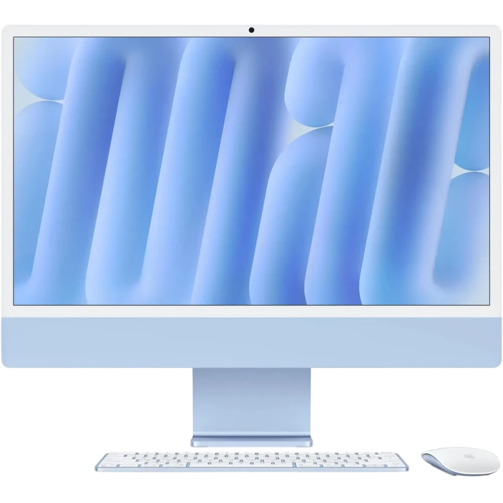 All-in-One Apple iMac 24 Blue (M4, 2024, Two ports) (MWUF3FN/A)