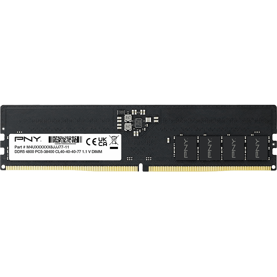 Mémoire vive 8GB DDR5 4800MHz PNY Performance (MD8GSD54800-SB)
