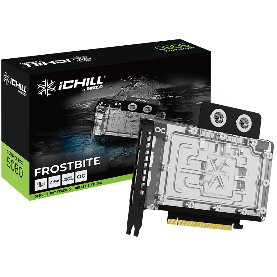 Graphics Card NVIDIA GeForce RTX 5080 INNO3D iCHILL FROSTBITE OC 16GB (C50803-16D7X-1760FB) - photo 9
