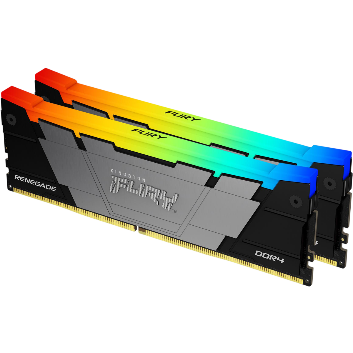 Mémoire vive 16GB DDR4 4266MHz Kingston Fury Renegade (KF442C19RB2K2/16) (2x8GB KIT) - KF442C19RB2AK2/16 - photo 2