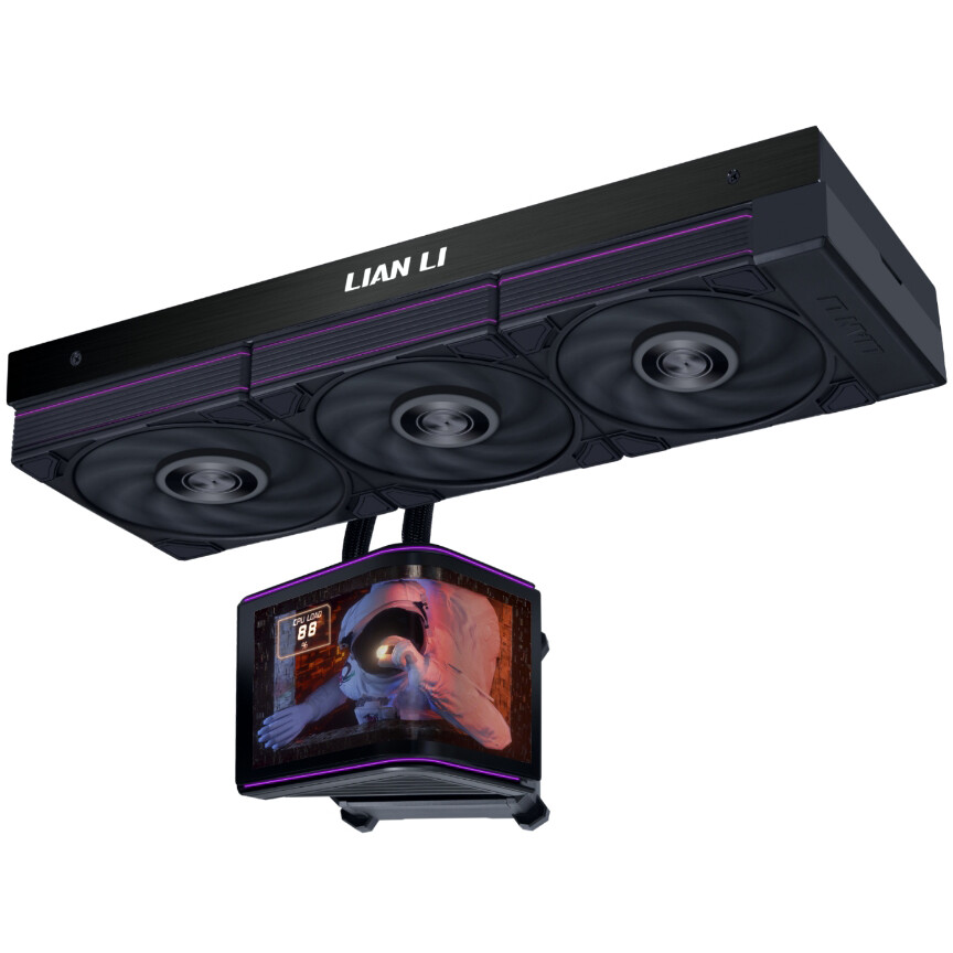 Système de refroidissement liquide Lian Li HydroShift II OLED Curved 360P28 Black - G89.GHS2OLDC36PB.00