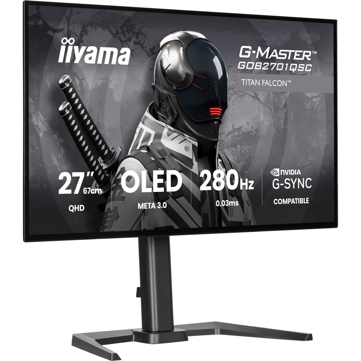 Écran iiyama 27" G-Master GOB2701QSC-B1 - photo 3