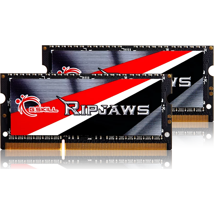 Mémoire vive 16GB DDR-III 1600MHz G.Skill Ripjaws SO-DIMM (F3-1600C9D-16GRSL) (2x8GB KIT)