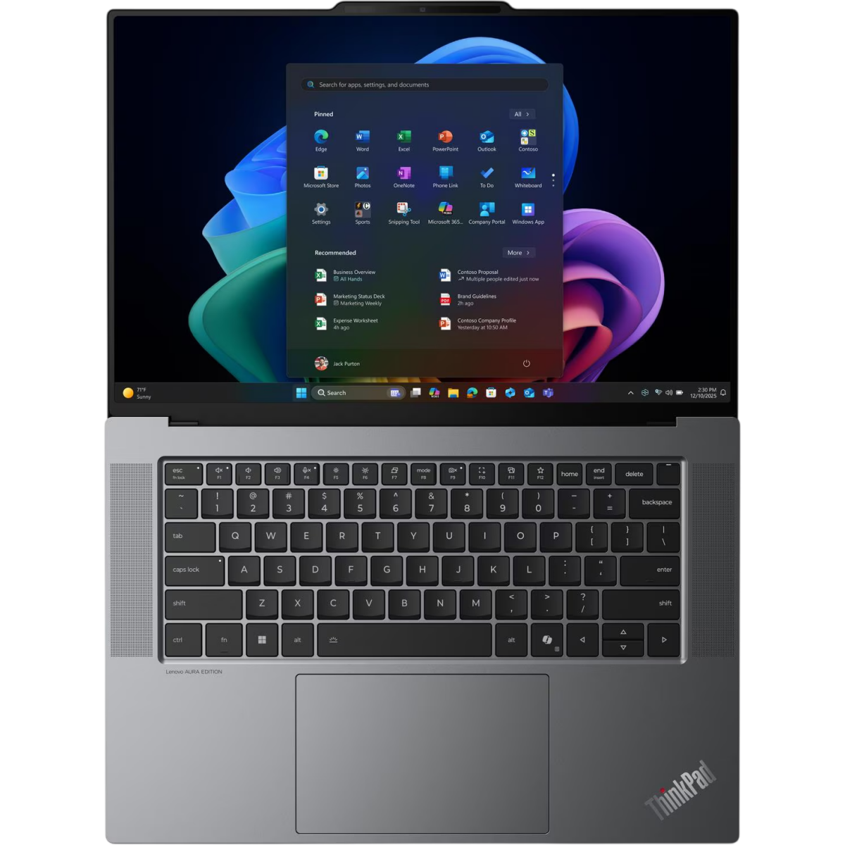 Ordinateur portable Lenovo ThinkPad X9-15p Gen 1 Aura Edition (21VV003QFR) - photo 5
