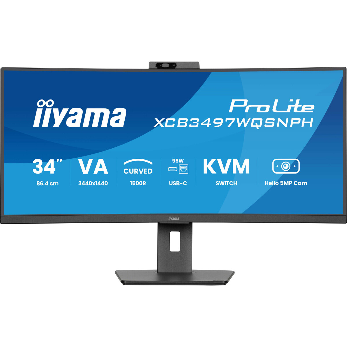 Écran iiyama 34" ProLite XCB3497WQSNPH-B1