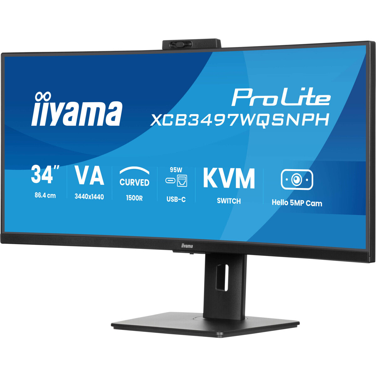 Écran iiyama 34" ProLite XCB3497WQSNPH-B1 - photo 2