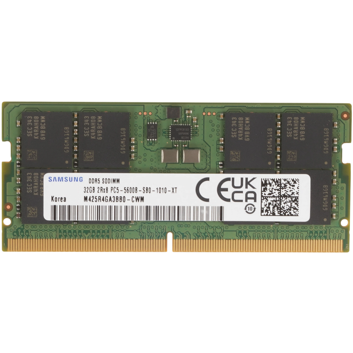 Mémoire vive 32GB DDR5 5600MHz Samsung SO-DIMM (M425R4GA3BB0-CWM) OEM