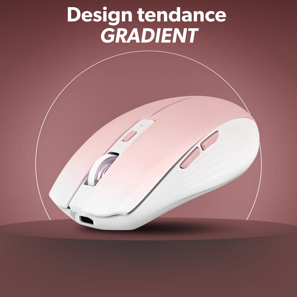 Mouse T'nB Sans fil Gradient Pink - MWGRADIENTPK - photo 3