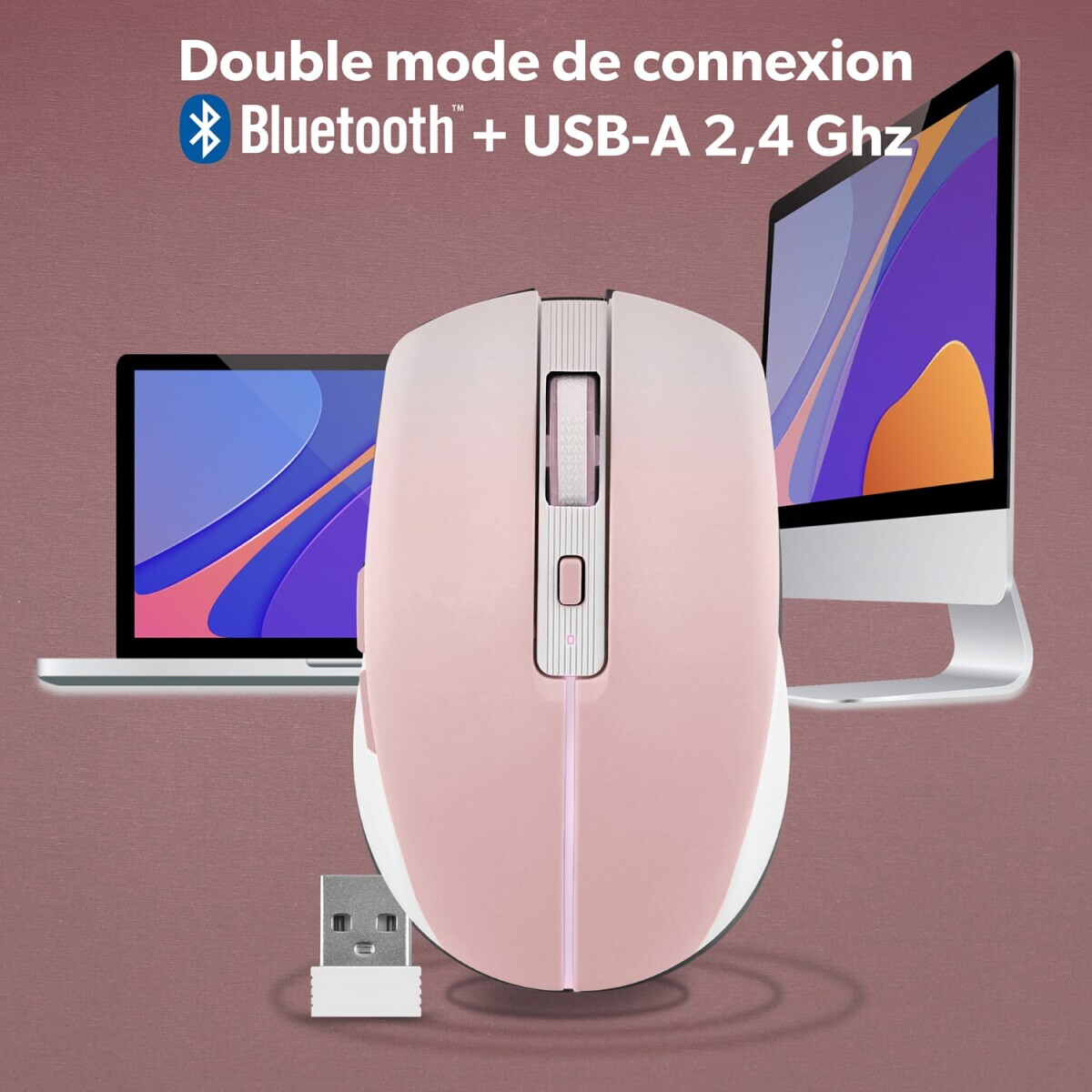 Mouse T'nB Sans fil Gradient Pink - MWGRADIENTPK - photo 5