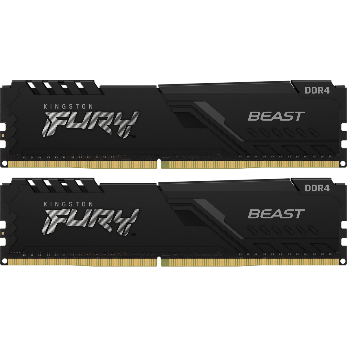 Mémoire vive 16GB DDR4 3200MHz Kingston Fury Beast (KF432C16BBK2/16) (2x8GB KIT)