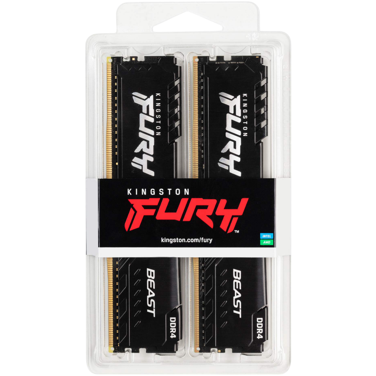 Mémoire vive 16GB DDR4 3200MHz Kingston Fury Beast (KF432C16BBK2/16) (2x8GB KIT) - photo 3