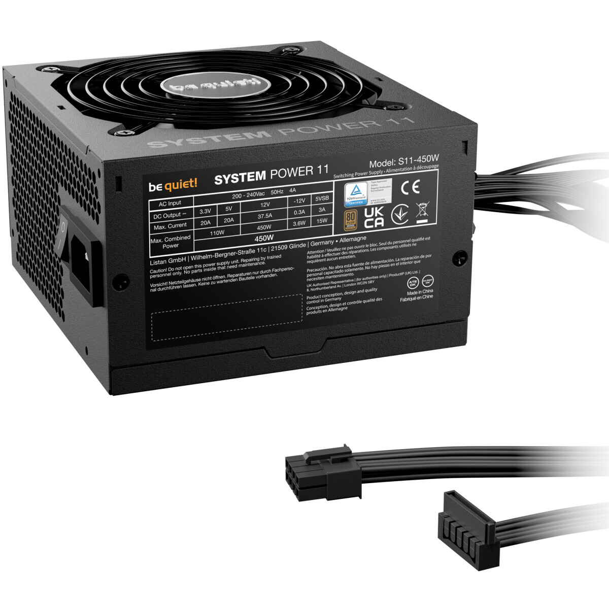 Power supply 450W Be Quiet System Power 11 - BP009EU - photo 2