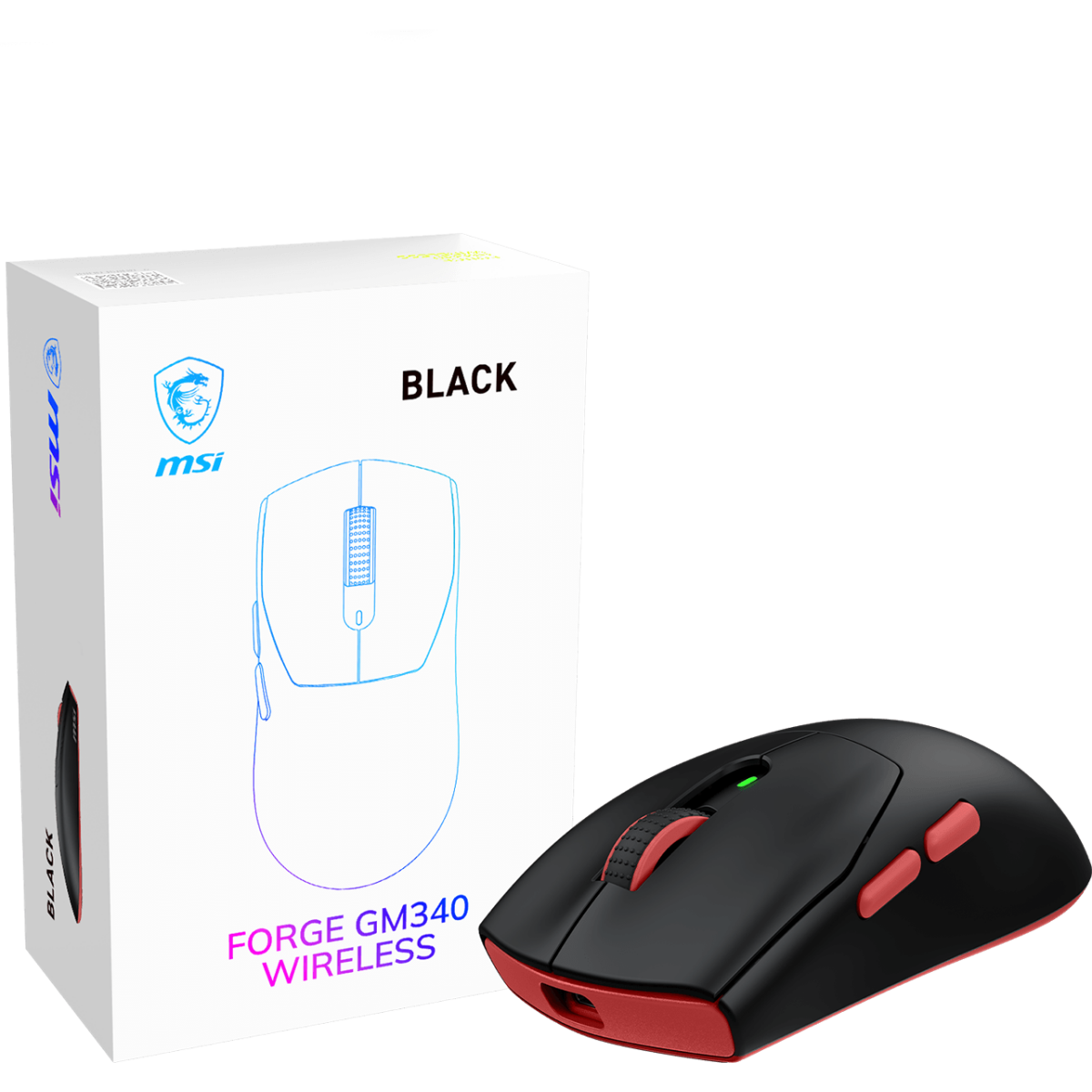 Souris MSI Forge GM340 Wireless Black - S12-4301730-HH9 - photo 4
