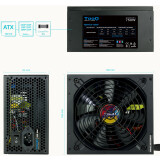 Alimentation électrique 750W TooQ Apolo (TQAPOLO-750SP)