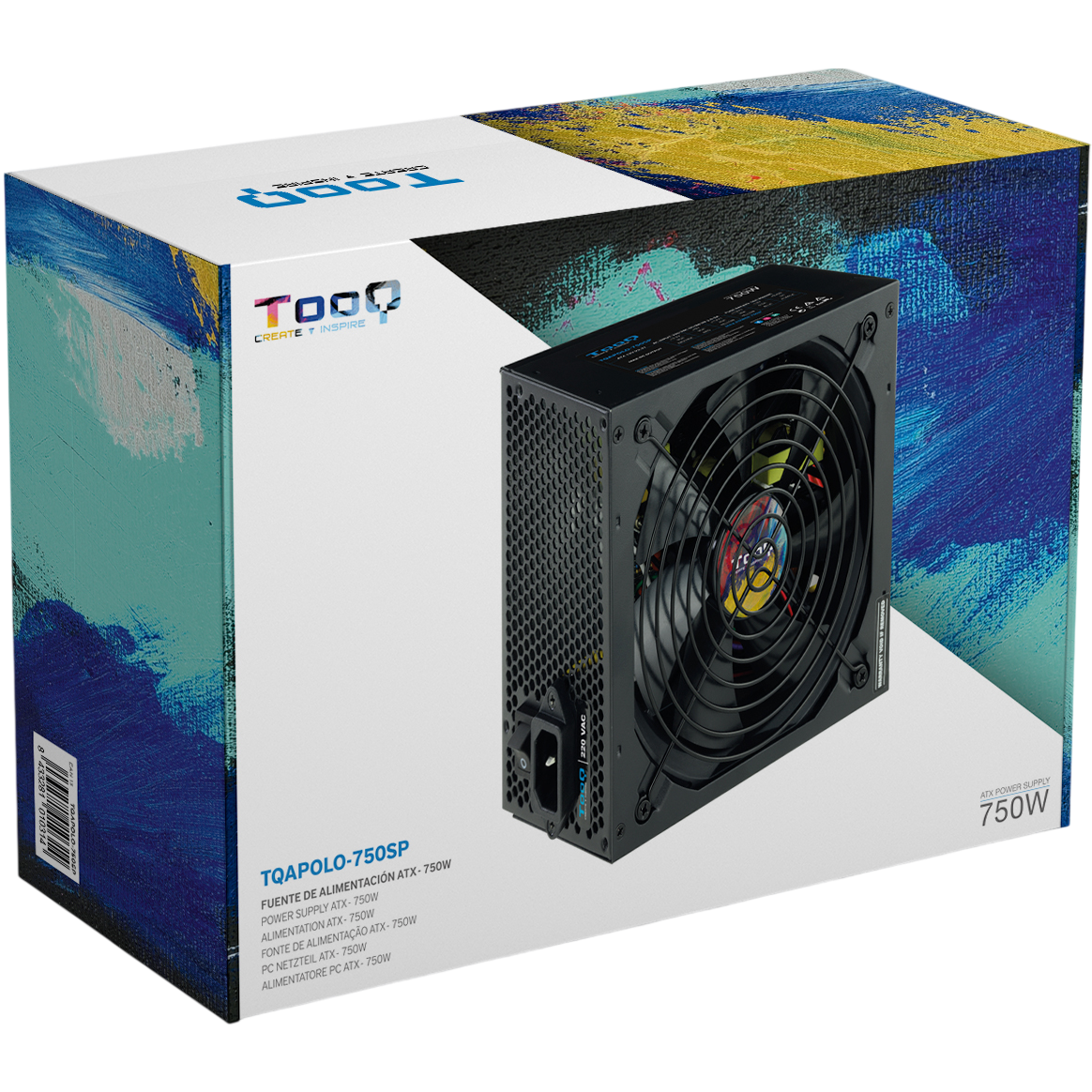 Alimentation électrique 750W TooQ Apolo (TQAPOLO-750SP) - photo 7