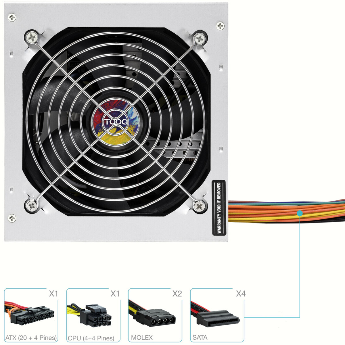 Alimentation électrique 500W TooQ Ecopower II INT (TQEP-500S-INT) - photo 4