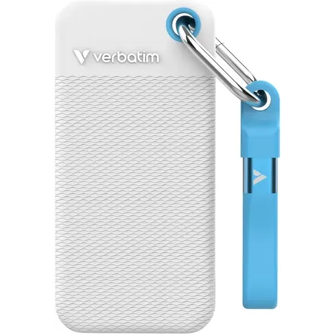 Stockage externe SSD 1TB Verbatim Pocket White/Blue (32320)