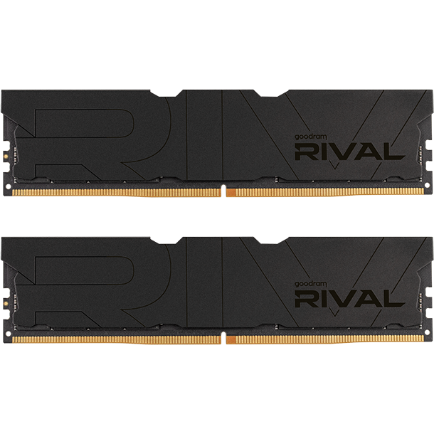 Mémoire vive 32GB DDR4 3600MHz GOODRAM RIVAL DEEP BLACK (GGDKD4-36VL18/32GDC) (2x16GB KIT)