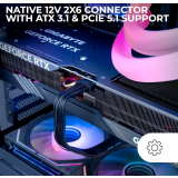 Alimentation électrique 850W Mars Gaming MPB850PSIW