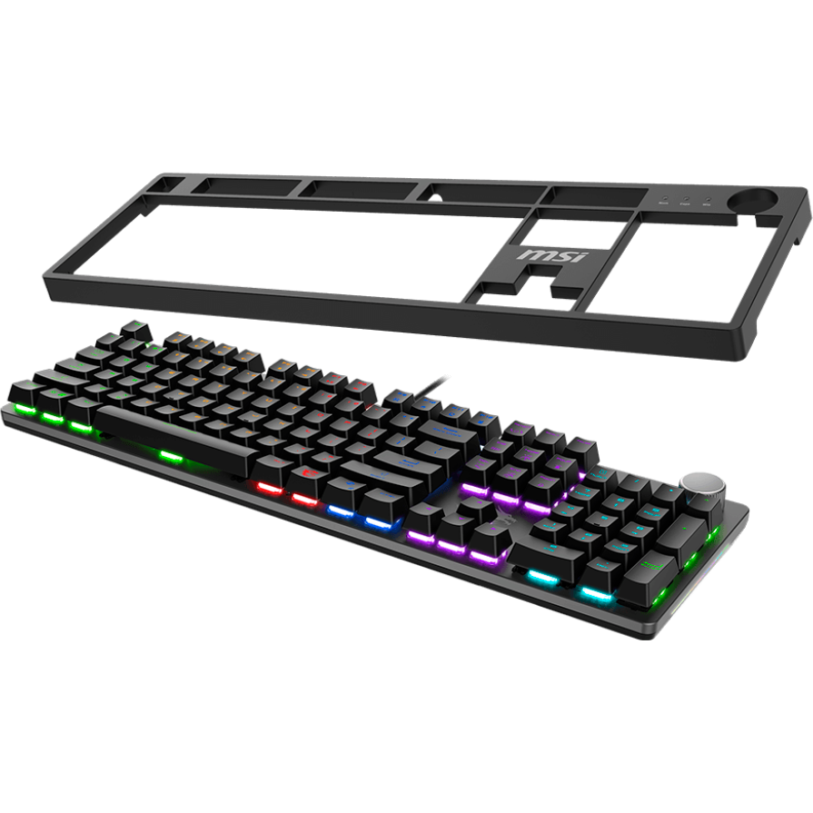 Clavier MSI FORGE GK320 Black - FORGE GK320 RED FR - photo 4