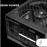 Alimentation électrique 550W Mars Gaming MPB550SI