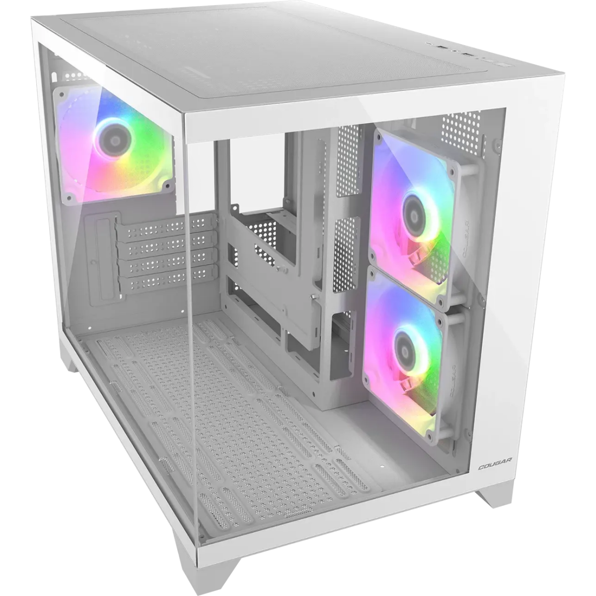 Boîtier Cougar FV150 Mini RGB White - CGR-2QA6W-RGB - photo 2