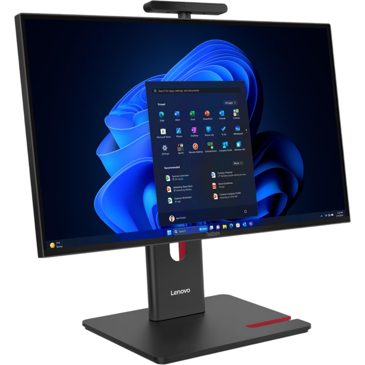 Ordinateur tout-en-un Lenovo ThinkCentre M90a Gen 6 (13AT002TFR) - photo 2