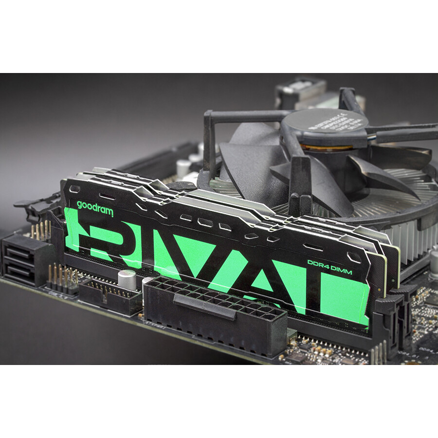 Mémoire vive 8GB DDR4 3200MHz GOODRAM RIVAL RADIANT GREEN (GGRGD4-32L16SA/8G) - photo 6