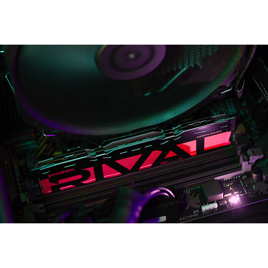 Mémoire vive 64GB DDR4 3200MHz GOODRAM RIVAL RADIANT RED (GGRRD4-32L18/64GDC) (2x32GB KIT) - photo 5