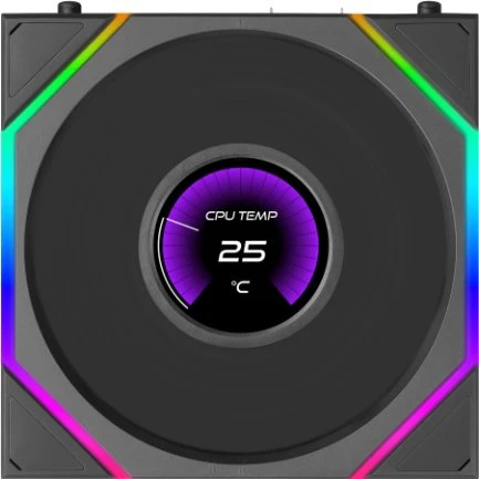 Ventilateur pour boîtier Lian Li UNI Fan TL LCD Flex Reverse 120 Black - G9F.12RTLLCD1F1B.00