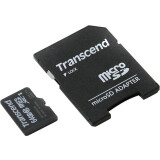 Carte mémoire 64GB MicroSD Transcend + SD adapter (TS64GUSDXC10)