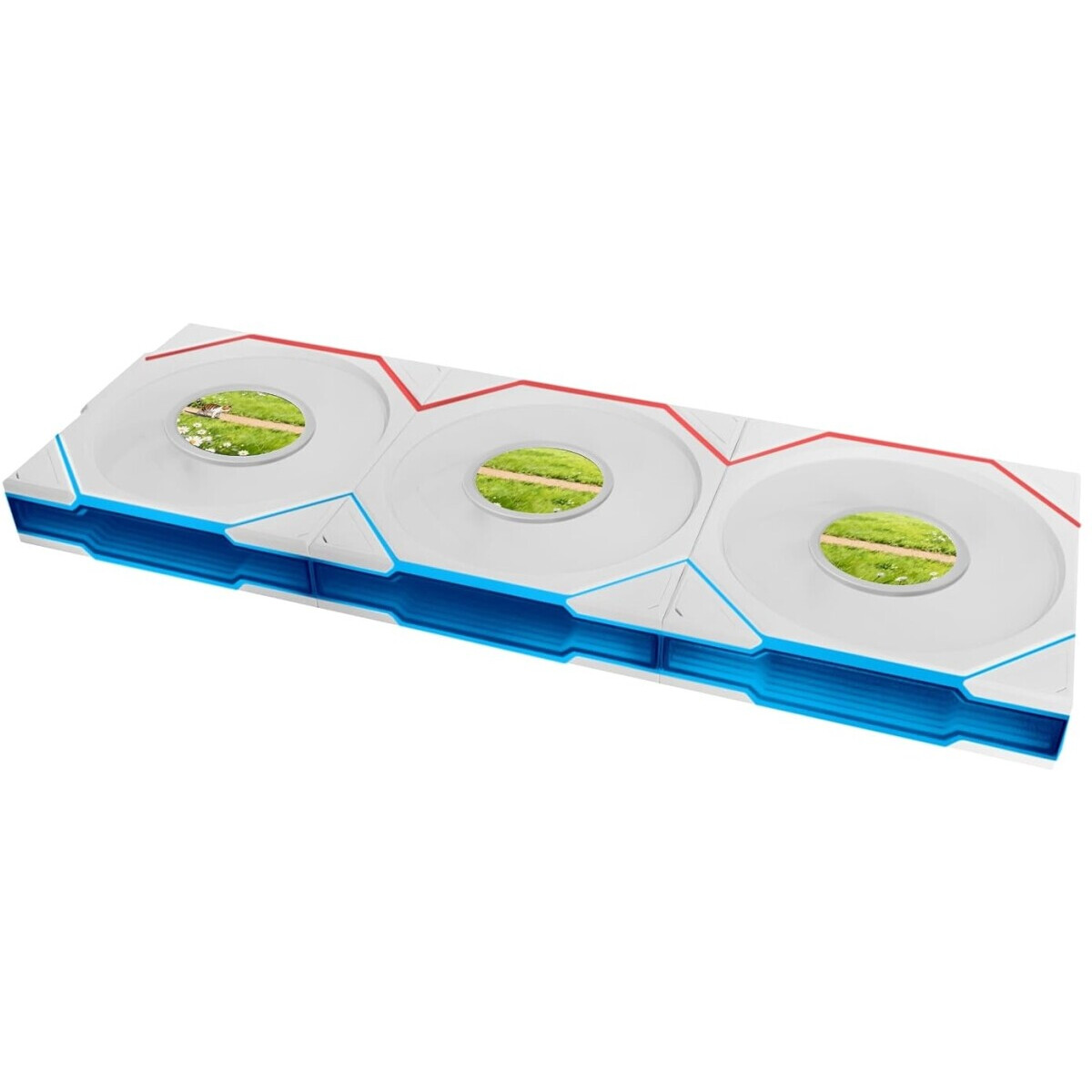 Ventilateur pour boîtier Lian Li UNI Fan TL LCD Flex 120 White (3 pcs) - G9F.12TLLCD1F3W.00 - photo 3