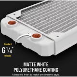 Radiateur pour le refroidissement liquide du CPU Corsair Hydro X Series XR5, 240 mm White (CX-9030007-WW)
