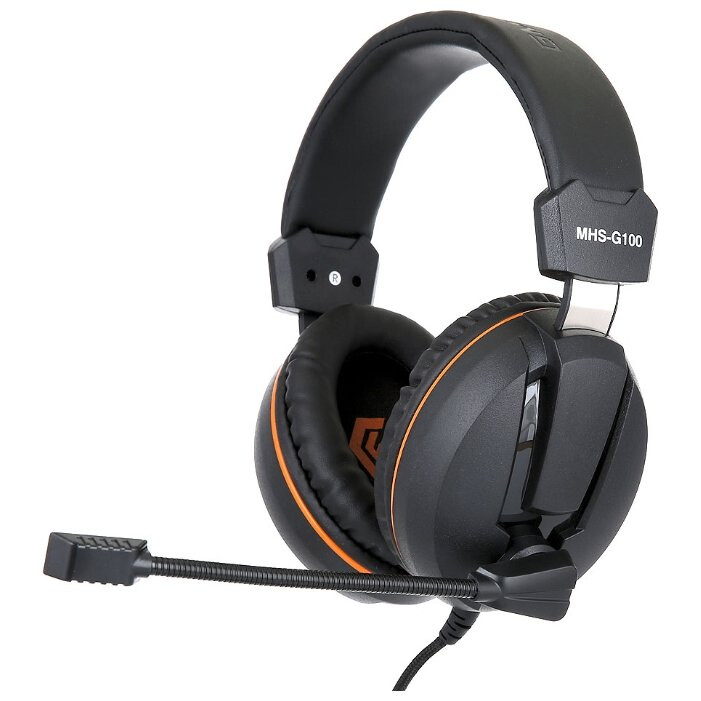 Garnitūra Gembird MHS-G100 Black/Orange