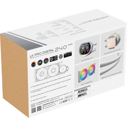 Système de refroidissement liquide Xigmatek LK Pro 240 Digital White - 4711409545936 - photo 10