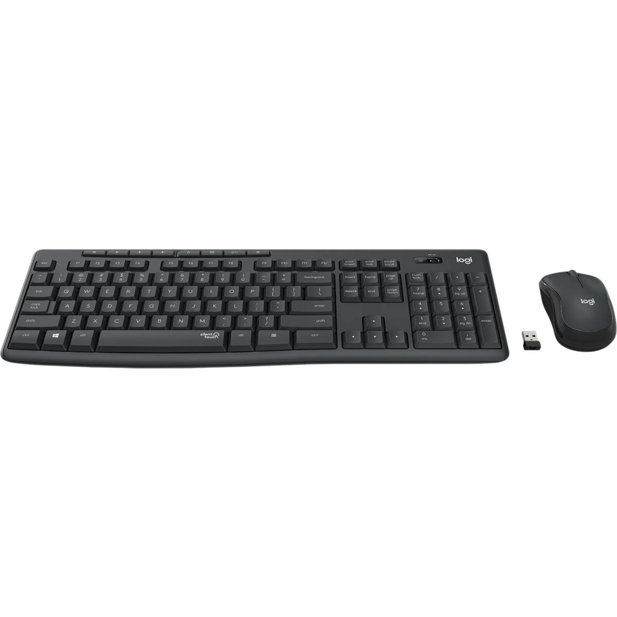 Clavier + souris Logitech MK295 Silent Wireless Combo Graphite (920-009799) - photo 2