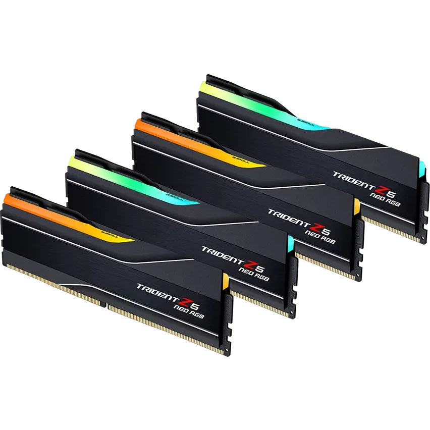 Mémoire vive 256GB DDR5 6000MHz G.Skill Trident Z5 Neo RGB (F5-6000J3244G64GX4-TZ5NR) (4x64GB KIT) - photo 2